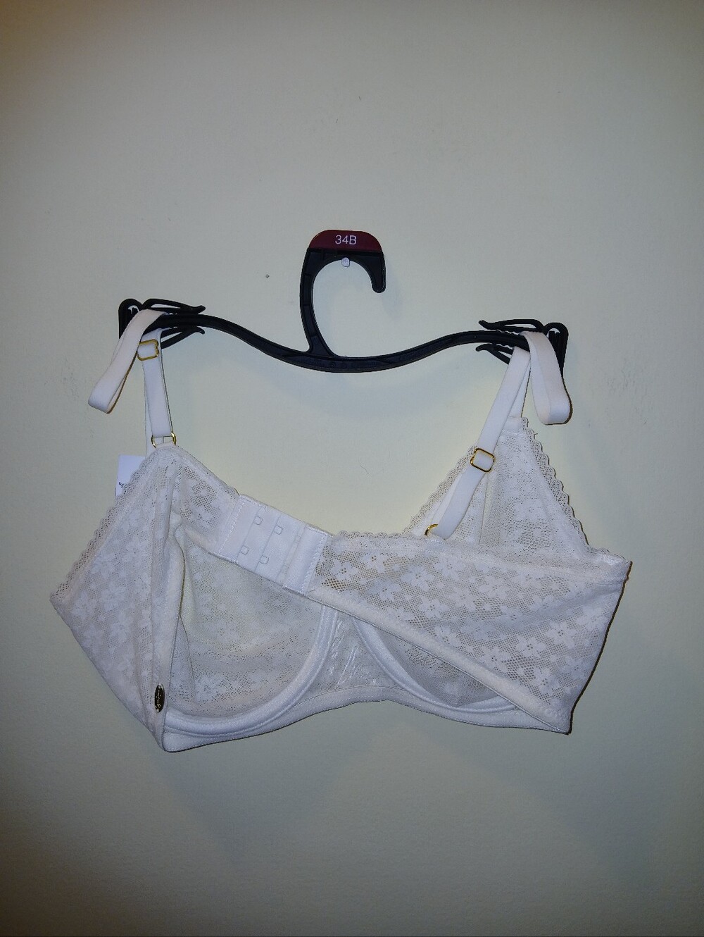 Bundle 2 Pack Jessica Simpson Pointelle Lace Unlined Balconette Bra - Picture 9 of 9